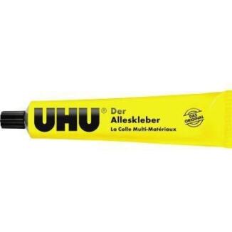 UHU Alleskleber 125g Tube, universeller Kunstharzkleber, schnell, glasklar, nachregulierbar