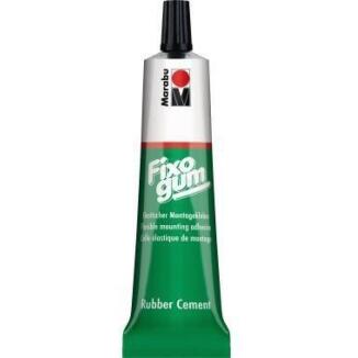 Marabu Fixogum Montagekleber, elastisch, wieder ablösbar, für Papier, Pappe, Karton, Folien