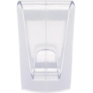 tesa Klebehaken Powerstrips, transparent, 2 St./Pack, extra starke Haftkraft, für Glasflächen