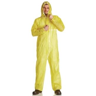 Chemikalienschutzoverall ProSafe® 4 gelb, PSA III, CE Kat. III, Größen L bis XXXL, DS SafetyWear