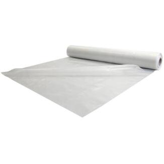 TRANSPAK LDPE Baufolie 120µ transparent, Breite 1000-4000mm, Länge 50m, strapazierfähig, robust