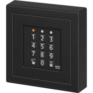 Zutrittskontrollsystem schwarz, MIFARE® DESFire® oder MIFARE® Classic, Plug & Play, sicher