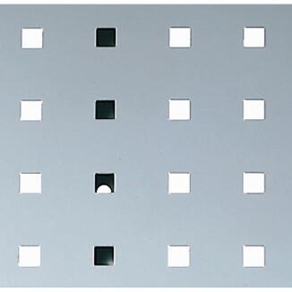 Lochplatte B457xL495/990/1485/1981mm lichtgrau/enzianblau/grau/antrazitgrau BOTT, stabil,