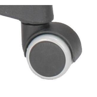 BIMOS Rollen für harte Böden, lastabhängig gebremst, 5 St./Btl., passend für Arbeitsdrehstühle