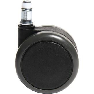 TOPSTAR Sicherheits-Doppelrollen 65mm für Bürodrehstuhl, 5 St./Btl., für harte oder weiche Böden
