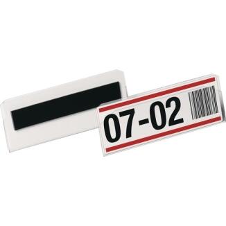 Etikettentaschen magnetisch DURABLE, transparent, verschiedene Formate: 100x38mm, 150x67mm,