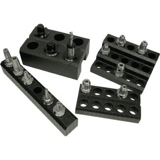 Werkzeugträger SK40, SK50, HSK63, aus Polypropylen, schlagfest, schwarz, ohne Aufnahmen