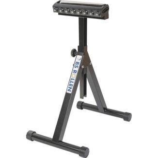 Kombiständer mit Rollenträger, stufenlos höhenverstellbar, schwarz, Tragfähigkeit 200 kg