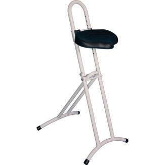 Stehhilfe LOTZ, lichtgrau oder schwarz, Höhenverstellung 610-860mm, klappbar, stabil, drehbar