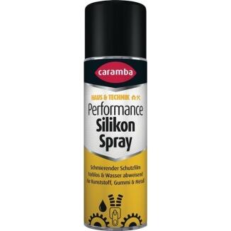 CARAMBA Silikonspray 300ml, farblos, für Schlösser, Scharniere, Sportgeräte, schützt Gummidichtungen