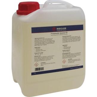 Pneumatikspezialöl 2,5l Kanister RIEGLER, Hochleistungsschmieröl für Pneumatik, Zinkfrei
