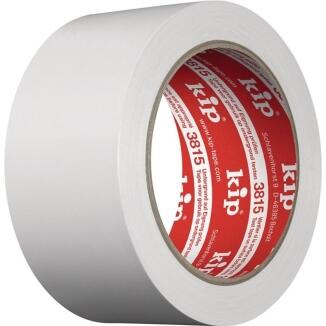PVC Schutzband 3815 weiß, 33m x 50mm, stabil, für Holz, Aluminium, Glas, Marke KIP, 6 Rollen