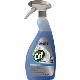 CIF Fenster-/Oberflächenreiniger 750 ml, streifenfrei, entfernt Schmutz, Fett, Fingerabdrücke