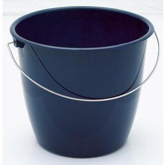 Putzeimer 10l Kunststoff blau, mit Tragegriff, NEUTRALWARE, ideal für Reinigung und Transport