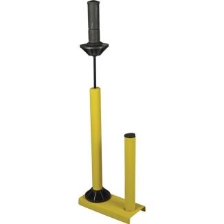 Handstretchgerät für Hand-Stretch-Folie 450/500mm, manuell, gelb, BURMANN, einfache Ausführung