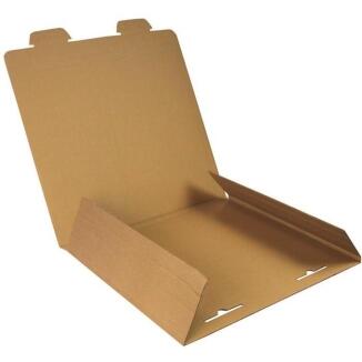 TRANSPAK Kalenderverpackung 1-wellig, B3 A2 C2, braun weiß, optimaler Schutz für Grossformate