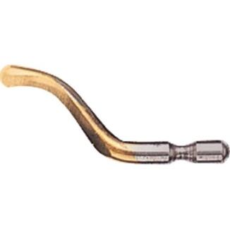 VARGUS B20P Klingen 2,6mm TiN beschichtet, für Messing, Edelstahl, Kunststoff, 10 Stk