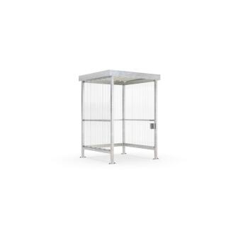 Raucherunterstand Basic-SET 'Jena BS' mit Cubix Ascher