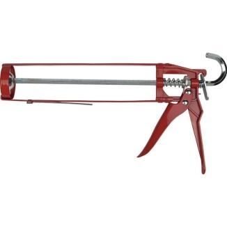 Skelettpistole HS84-S, Metall, Sechskant-Schubstange, rot, 7:1 Übersetzung, für 310 ml Kartuschen