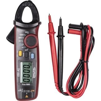 Zangenamperemeter TESTBOY TV 222, 100 A AC/DC, 600 V AC/DC, digital, CAT III 300 V, CAT II 600 V