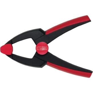 BESSEY Clippix XC Federzwingen 10 Stk, max. Spannweite 25-75mm, ergonomische Griffe, Softpads