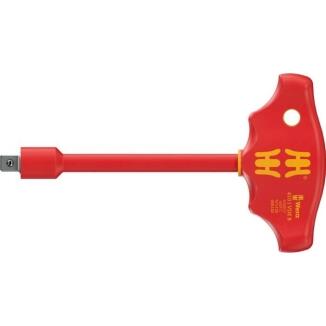 WERA Adapterschraubendreher 410 iVDE B, für 3/8 Zoll Steckschlüsseleinsätze, ergonomisch, sicher