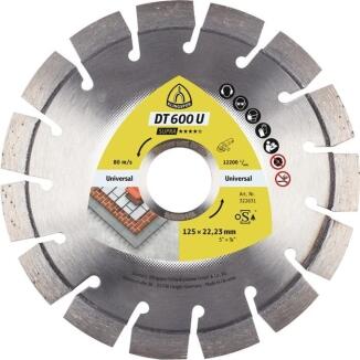 Diamanttrennscheibe DT 600 U Supra 125mm, 230mm, 350mm, lasergeschweißt, höchste Schnittleistung
