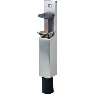 Türfeststeller KWS, Aluminium silber, Hubhöhe 30mm oder 50mm, max. Türgewicht 40kg, Türmontage