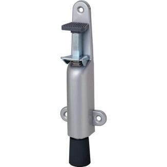 Türfeststeller KWS, silberfarbig lackiert, Türmontage, Hubhöhe 30mm oder 50mm, Stahl