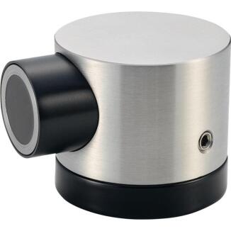 Türfeststeller KWS 1015.02/31, Aluminium, Bodenmontage, max. Türgewicht 60 kg, silber eloxiert oder