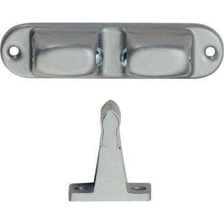 Türfeststeller 1055.02 Aluminium/Stahl, silberfarbig lackiert, Wandmontage, max. 80 kg