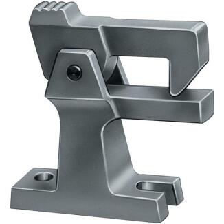 Torfeststeller 3805/3807, Leichtmetallguss, F1 naturfarbig eloxiert, mit O ohne Puffer, DENI