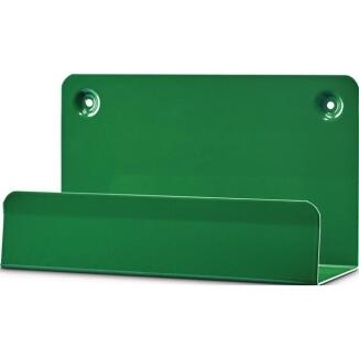 CEDERROTH Wandhalterung für Erste-Hilfe-Taschen, lackiertes Blech, grün, 215 mm breit