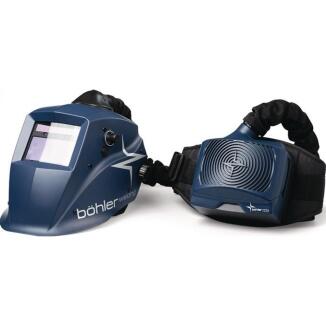 Schweißerschutzhelm Guardian50M Air Kit, matt blau, inkl. Kassette 50x100mm, DIN 4,9-13