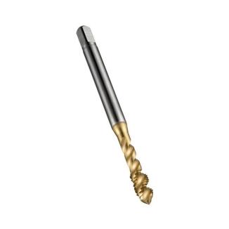 DORMER Maschinengewindebohrer ISO 529C E002TIN M3-M20, HSS-E-PM TiN, 2-3 Gänge, Spiralnuten