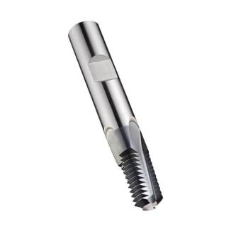 DORMER Gewindefräser HM AlCrO-N-beschichtet, D.7.9mm, 9.9mm, 15.9mm, 19.9mm, NPT, 3-5 Schneiden