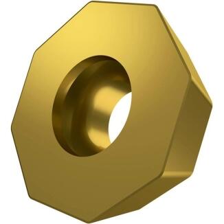 Fräswendeschneidplatte ISO ODEW 0605, PVD M8330, oktagonal, max. Schnitttiefe 3,1mm, 10 Stk