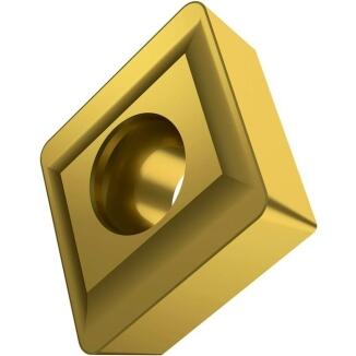 Wendeschneidplatte ISO CCMX 060304S-TS1 oder M8340, PVD beschichtet, 80° Rhombisch, 0,4mm