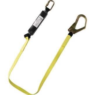 Bandfalldämpfer H100 Lanyard 1,8m EN354, EN355, Single oder TWIN, max. 140 kg, prüfpflichtig