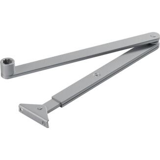 DORMAKABA Flachformgestänge für TS 83 oder TS 73 V, weiß oder silber, Türschließerzubehör