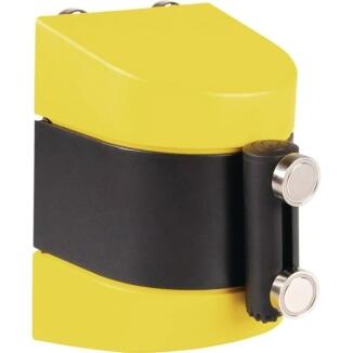 Gurtkassette 4,6 m gelb/schwarz oder rot/schwarz, magnetisch, mit Fliehkraftbremse, EICHNER
