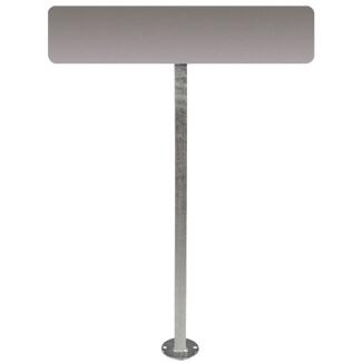 Aufstellpfosten für Parkplatzschilder zum Aufdübeln