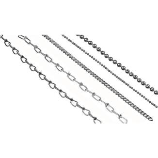 Ketten aus Stahl zur Befestigung von Schildern, Meterware