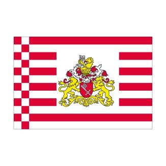 Landesflagge Bremen (Senat), Querformat, verschiedene Größen, 110 g/m² oder 160 g/m²