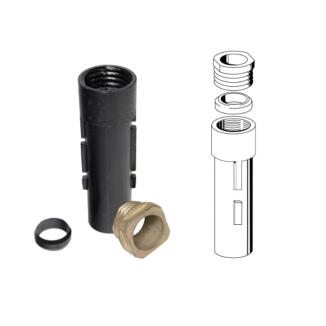 Bodenhülse aus Grauguss, Ø 48, 60 und 76 mm