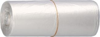 Müllbeutel 60l, transparent, 620x750mm, 7µm, 50 Stk. pro Rolle, 1000 Stk. pro VPE, DEISS