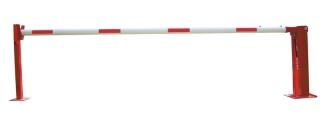 Handschranke mit Gasdruckfeder und fester Auflagestütze, Breiten 3000-7000 mm