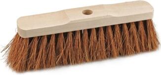 Besen aus Kokos, mit Stielloch, 400 bis 600 mm