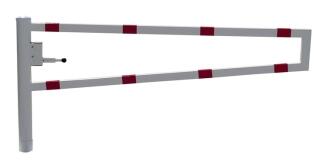 Wegesperre 360° drehbar, selbsteinrastende Verriegelung, zum Einbetonieren oder Aufdübeln, Breite