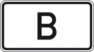 Modellbeispiel: VZ Nr. 1014-50 (Tunnelkategorie B gemäß ADR-Übereinkommen)